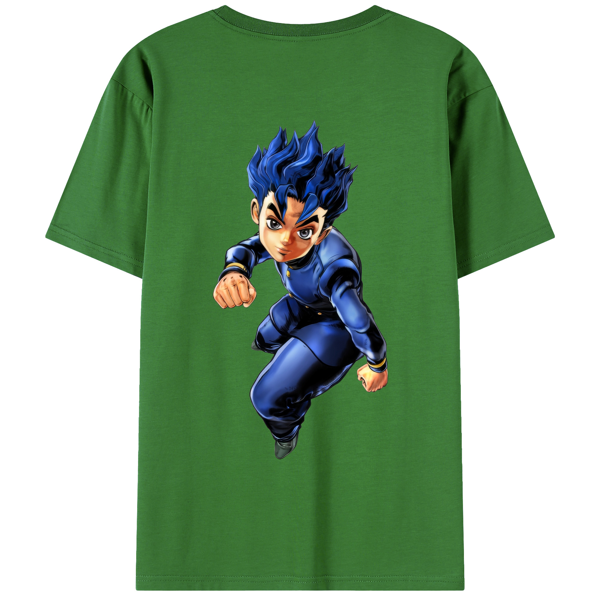 （画像用） ジョジョの奇妙な冒険 広瀨康一 JoJo's Bizarre Adventure Hirose Koichi レディース半袖Tシャツ(バックプリント)